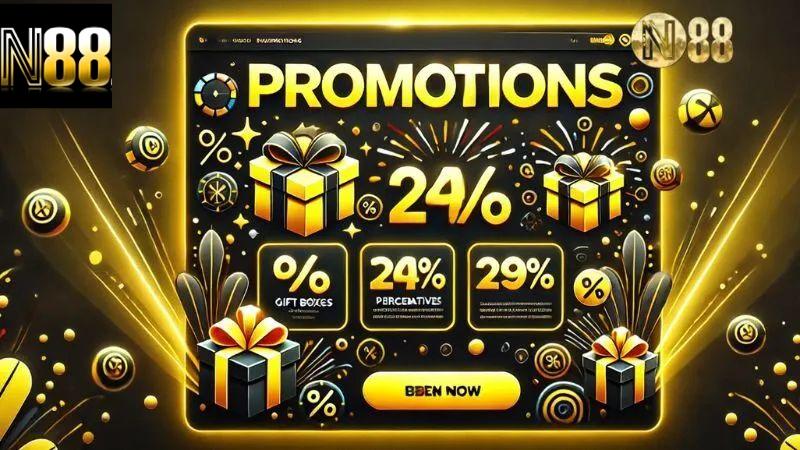 Các loại khuyến mãi nổi bật tại N88